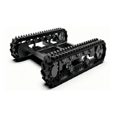 ትልቅ የሚጫነው የጎማ ትራክ Undercarriage Robot Chassis