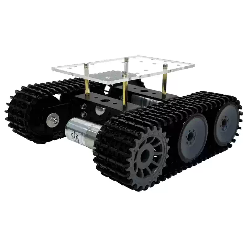 በስማርት ኤሌክትሪክ የሚከታተል ቻሲስ DIY Robot Chassis